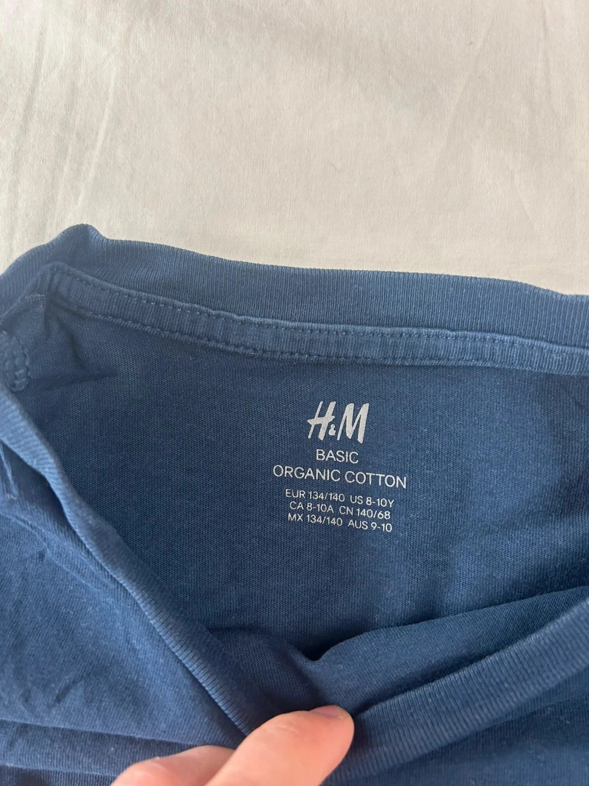 Navy blue t-shirt h&m – photo 4